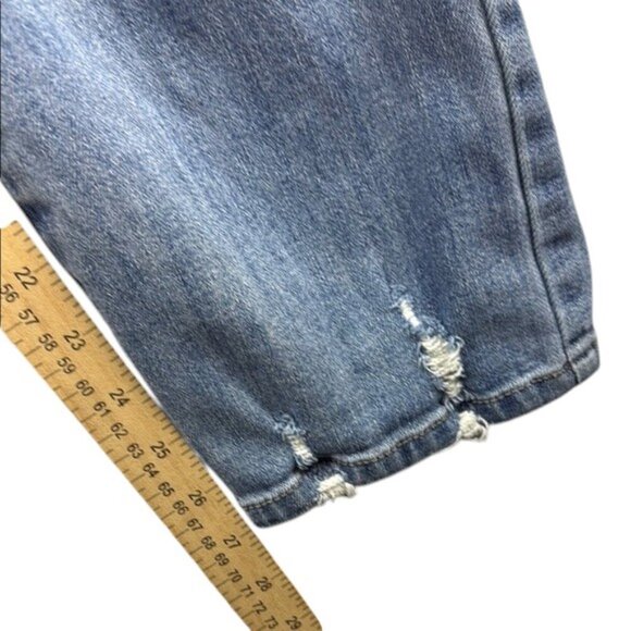 KanCan Jeans Straight Distressed High Rise Women's Size 28 - Picture 5 of 10